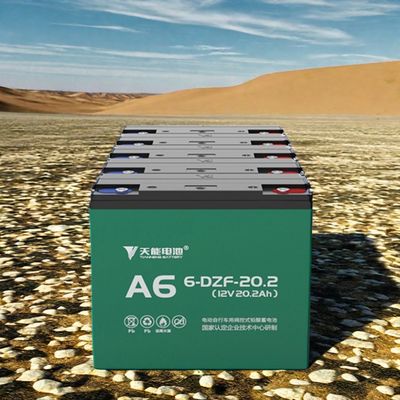 12V20.2Ah 6-DZF-20.2 Trocken aufgeladen versiegelte GEL-Blei-Säure-Batterie für elektrisches Skateboard
