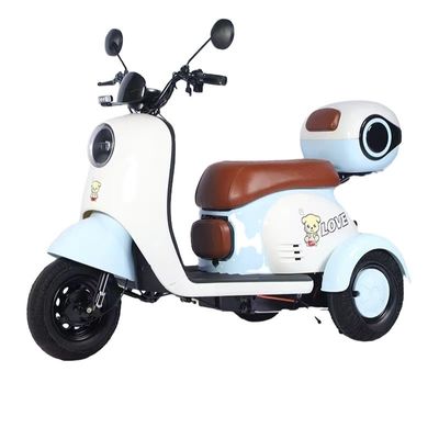 600 Watt Motorleistung 3-Rad-Scooter für Erwachsene Hinterhub Motor Position integrierte Batterie
