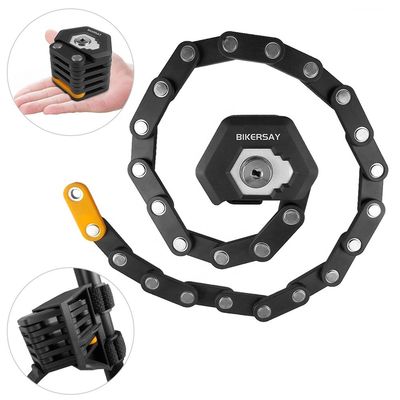 Mountainbike Straßenrad Klappschloss Diebstahlschutz 85cm mit 3 Schlüsseln Zink Legierung Legierung Stahl