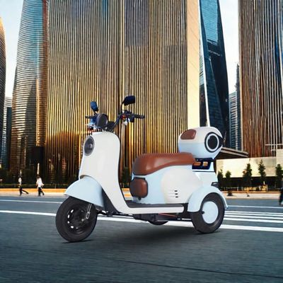 600 Watt Motorleistung 3-Rad-Scooter für Erwachsene Hinterhub Motor Position integrierte Batterie