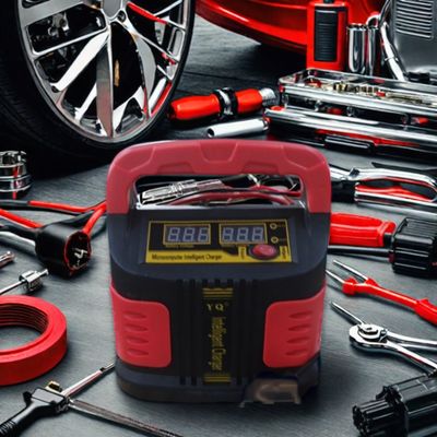 Tiroflx General 15A Intelligentes Auto-Batterielader für Autos und Motorräder mit 12V/24V