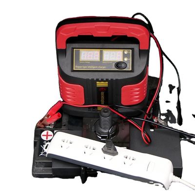 Tiroflx General 15A Intelligentes Auto-Batterielader für Autos und Motorräder mit 12V/24V