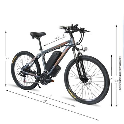 Elektrisches Mountainbike 26&quot; E-Bike mit 48V 13Ah Lithiumbatterie und leistungsstarkem 500W Motor