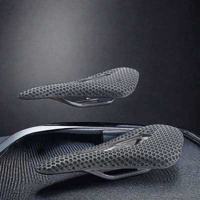 Mountainbiking Essential 3D gedruckte Kohlenstofffaser Road Bike Sattel mit Hohldesign