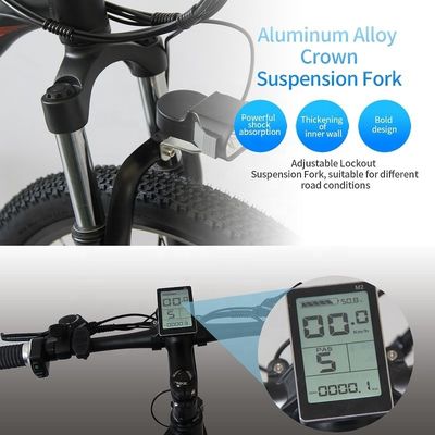Elektrisches Mountainbike 26&quot; E-Bike mit 48V 13Ah Lithiumbatterie und leistungsstarkem 500W Motor
