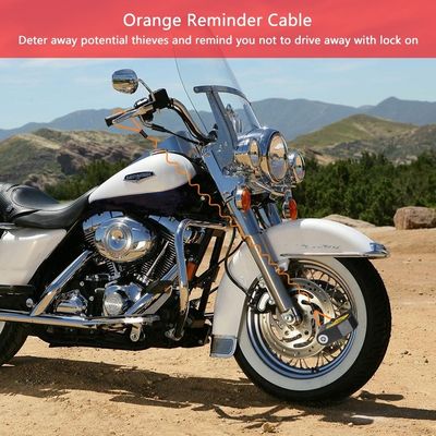 110dB Vibrationswarnrad Motorradschloss für Diebstahlsicherheit