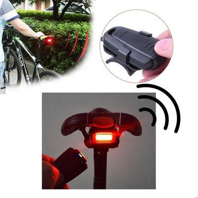 COB Helle Lichtquelle Drahtlose Fernbedienung Fahrraddiebstahlschutzmelder mit 110 dB Ton