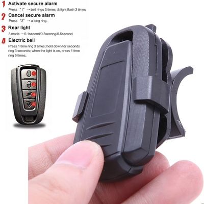 COB Helle Lichtquelle Drahtlose Fernbedienung Fahrraddiebstahlschutzmelder mit 110 dB Ton