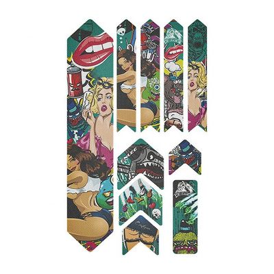 PVC-Radsticker für rutschfeste MTB-Rahmen-Schutz und maßgeschneidertes Design von Straßenrädern