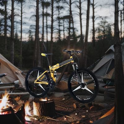 26 Zoll Opp-Tasche 10 Stück Männers Stahl Mountainbike mit Scheibenbremse und Aluminiumgabel