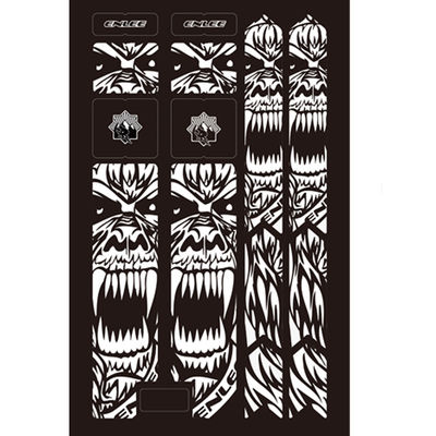 3D-wasserdichtes Fahrradgabelschutzanhänger für dekorative Fahrradrahmenwache