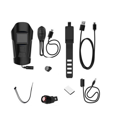 Schwarzes USB-Ladegerät Fahrrad Frontlicht Taschenlampe Lenker Fahrradkopf Licht Geschwindigkeitsmesser Lcd-Bildschirm
