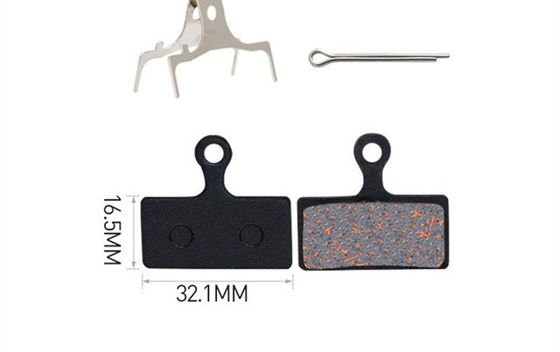 35x30.5mm Rotmetall-Bremspad für Harz-MTB-Fahrräder