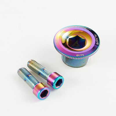 Kategorie CRANK 2021 Farbenfrohe Aluminium-Fahrradteile M18/M20 MTB Crankset Cover Schraube