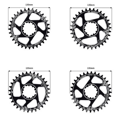 RACEWORK 32T 34T 36T 38T Kettenring für MTB GXP Kurbel 170 mm und 68 mm Unterhalter Set