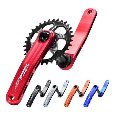 MTB-Fahrradkurbel mit 30/32/34/36/38T Kettenring und 170 mm Kurbellänge