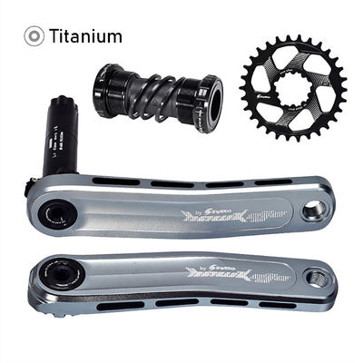 MTB-Fahrradkurbel mit 30/32/34/36/38T Kettenring und 170 mm Kurbellänge