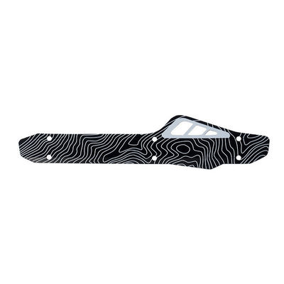 MTB Fahrradrahmen Kettenschutzschutz in Schwarz 26x6.3x0.07cm für Radfahren und Fahrräder